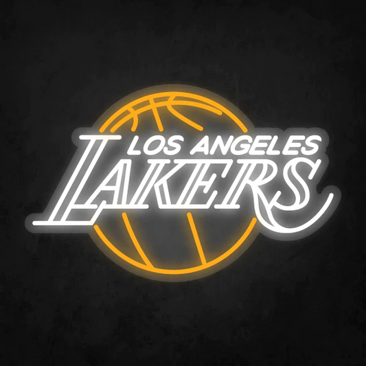 Lakers Basketball Neon Sign