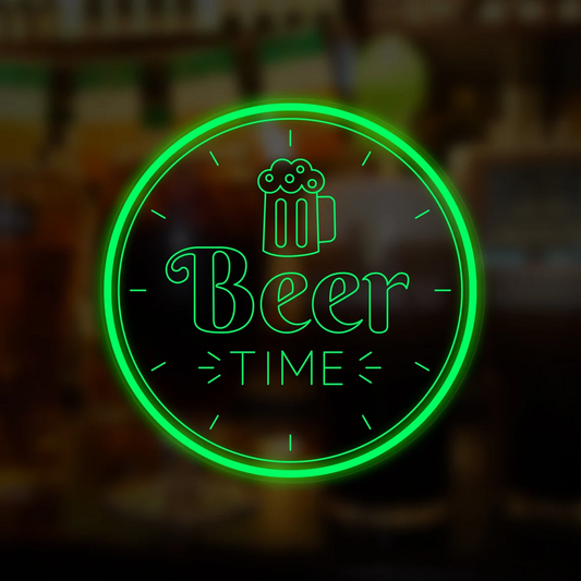 Beer Time Bar Neon Sign